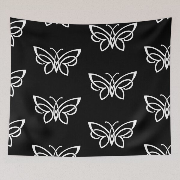 Item preview,  S.O.I.L Signs: Black Butterfly w Swirl designed and sold by TheSignsofSOIL.