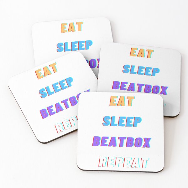 Item preview, eat sleep beatbox repeat designed and sold by Riah1618.