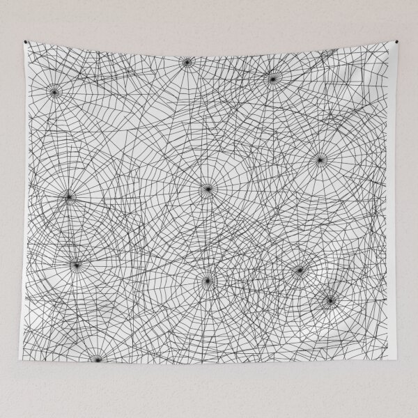 Item preview, Halloween Spiderweb Pattern designed and sold by mareabello.