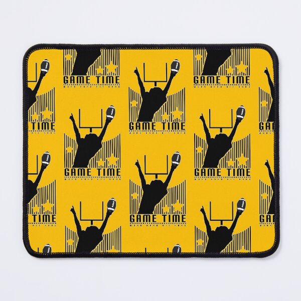 Item preview, Game Time - Football (Yellow) designed and sold by Adamzworld.