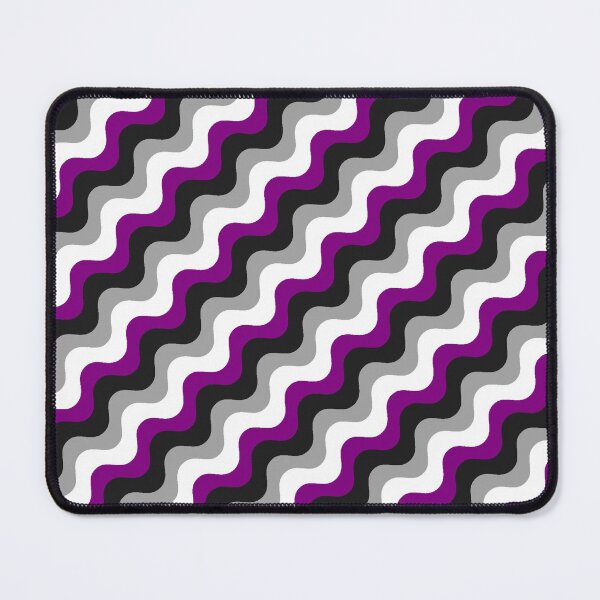 Item preview, Asexual Flag Wave Pattern designed and sold by Tibby Caps.