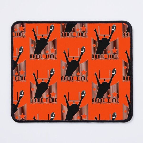 Item preview, Game Time - Football (Orange) designed and sold by Adamzworld.