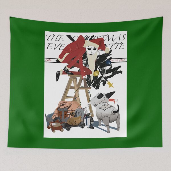 Item preview, Santa Jack Up A Ladder  designed and sold by Masive2018.