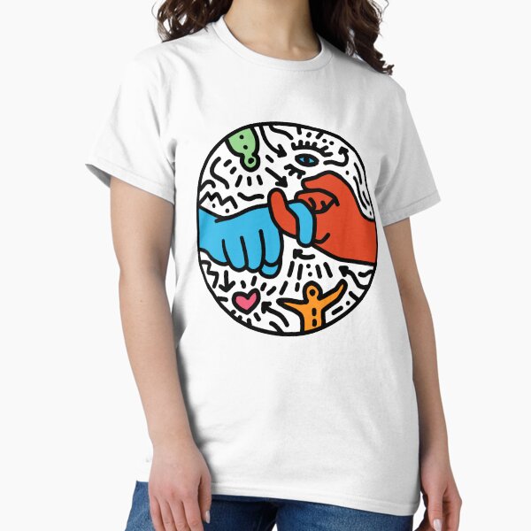 Item preview, ASL sign for Friend -Pop Art Style White designed and sold by Vash Chen.