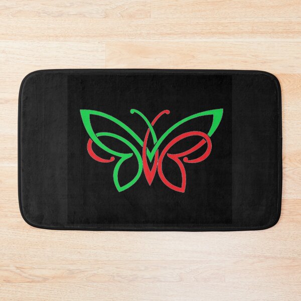 Item preview, S.O.I.L Signs: Black Butterfly w RBG designed and sold by TheSignsofSOIL.