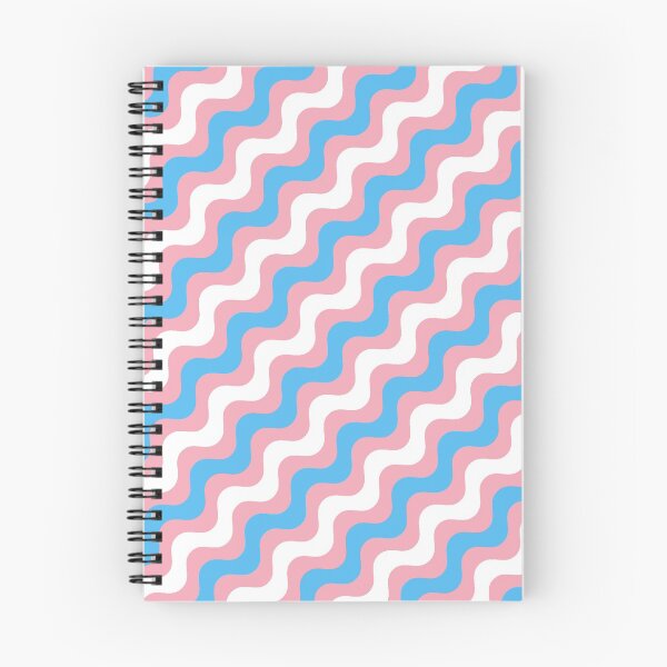 Item preview, Transgender Flag Wave Pattern designed and sold by Tibby Caps.