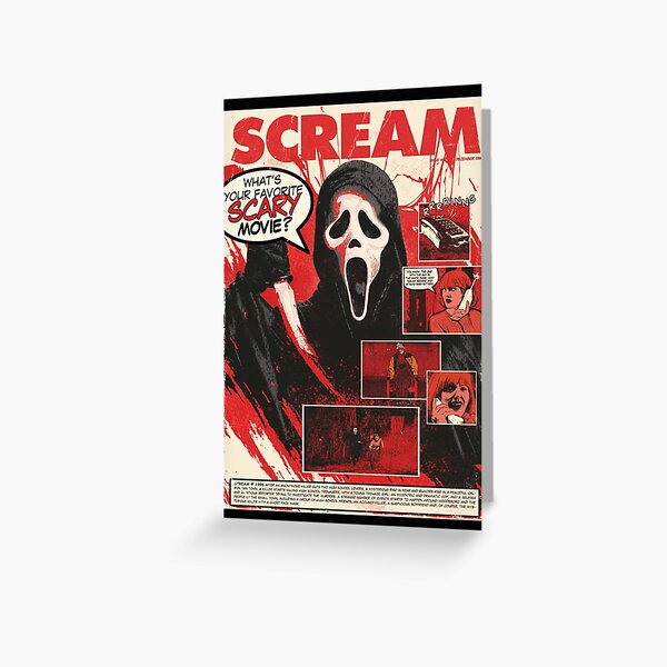 Vista previa del artículo con la obra «Grito - ¿Cuál es tu película de terror favorita?», diseñado y vendido por DarlingMegski.