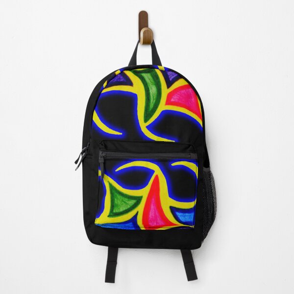 Item preview, bright eight-sided abstract doodle designed and sold by DKVanOss.