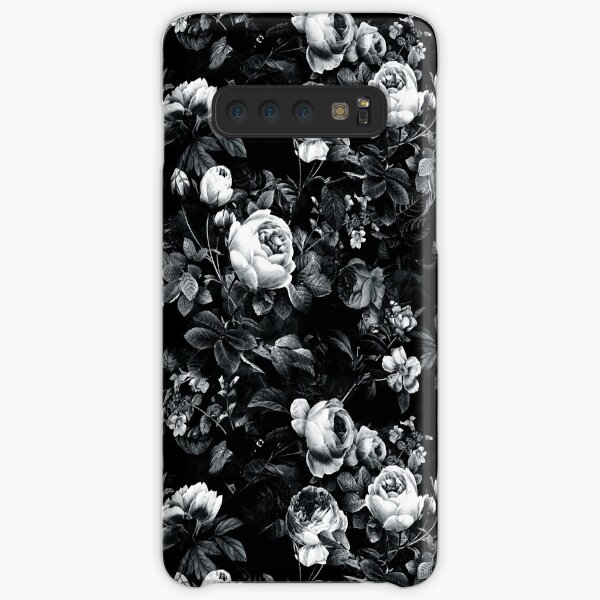 Roses Black and White Samsung Galaxy Snap Case