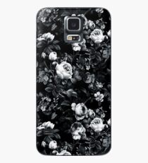 Funda/vinilo para Samsung Galaxy Rosas en blanco y negro