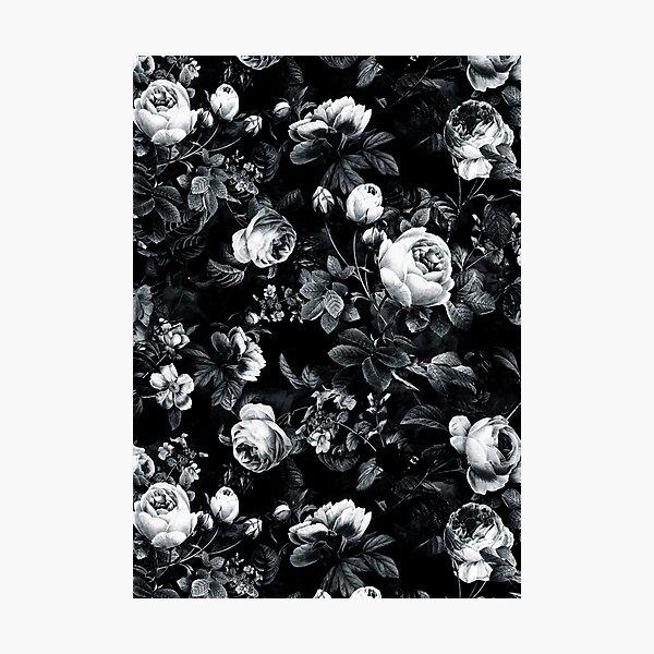 Item preview, Roses Black and White designed and sold by RIZA PEKER.