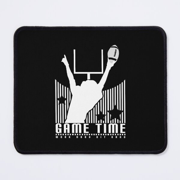 Item preview, Game Time - Football (Black) designed and sold by Adamzworld.
