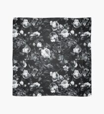 Roses Black and White Scarf