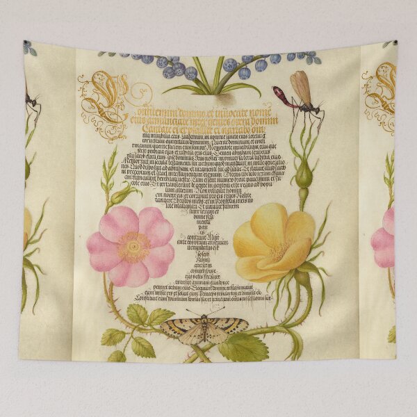 Item preview,  Blueberry, Hyacinth, and Insects by Joris Hoefnagel  designed and sold by MagicStrawberry.
