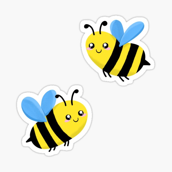Cute Bumble Bee pair Sticker