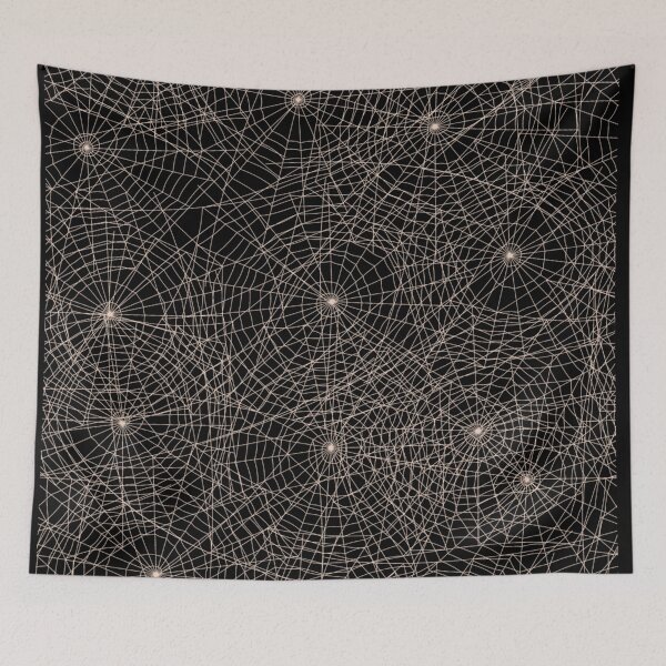 Item preview, Halloween Spiderweb Pattern designed and sold by mareabello.