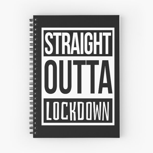 Item preview, STRAIGHT OUTTA LOCKDOWN White designed and sold by HumanwreckageRB.