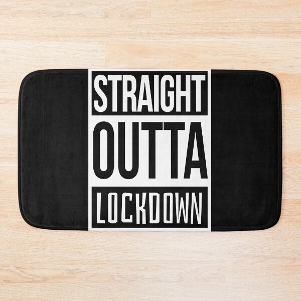Item preview, STRAIGHT OUTTA LOCKDOWN White designed and sold by HumanwreckageRB.