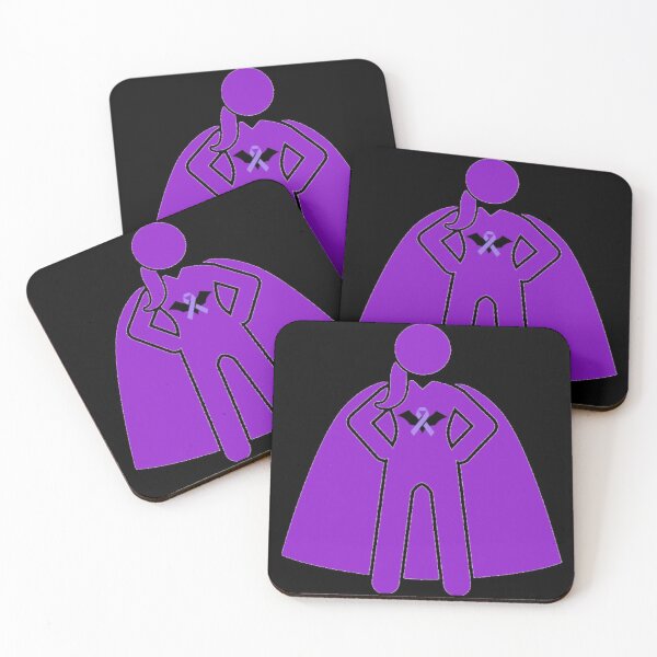 Item preview, Bat Awareness Ribbon Superhero Woman Silhouette  designed and sold by CaitlynConnor.