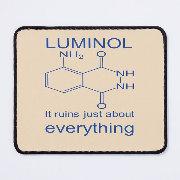 Item preview, A Striking Glow - Luminol It Ruins Just About Everything designed and sold by taiche.