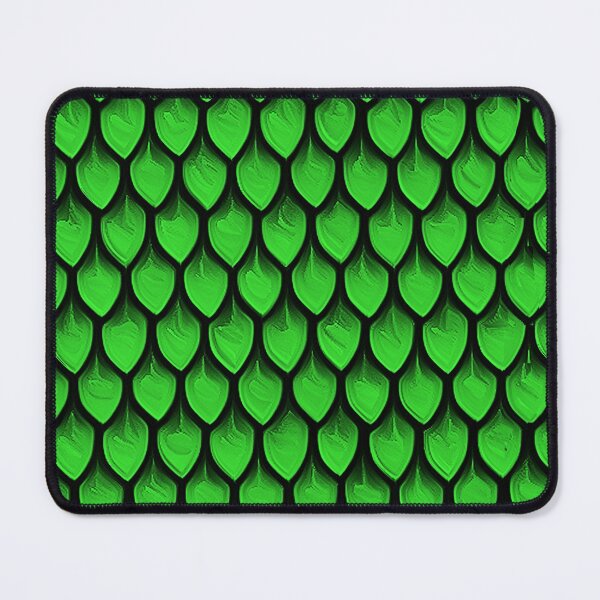 Item preview, Bright Green Textural  Dragon Scales designed and sold by ozcushionstoo.