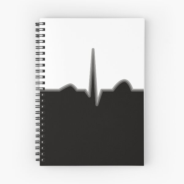 Item preview, Normal Sinus Rhythm - Black and Gray designed and sold by Artsy-Chemist.