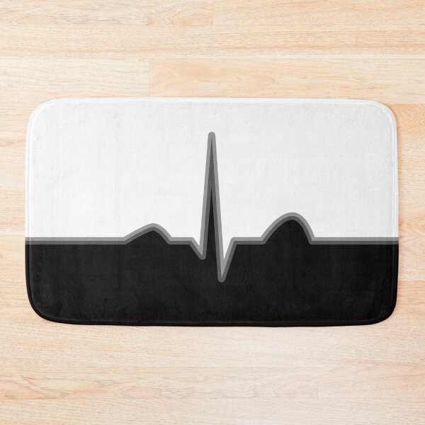 Item preview, Normal Sinus Rhythm - Black and Gray designed and sold by Artsy-Chemist.