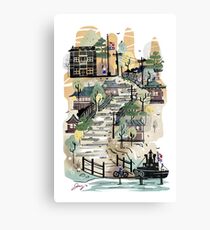 The Girl on Poppy Hill Canvas Print