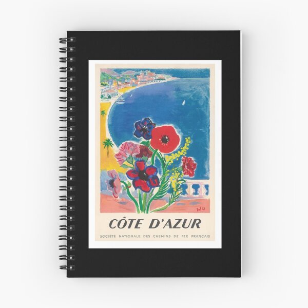 Item preview, 1947 Cote d'Azur French Riviera Vintage World Travel Poster Gift Halloween Day, Thanksgiving, Christ designed and sold by SimonHeinzmann.