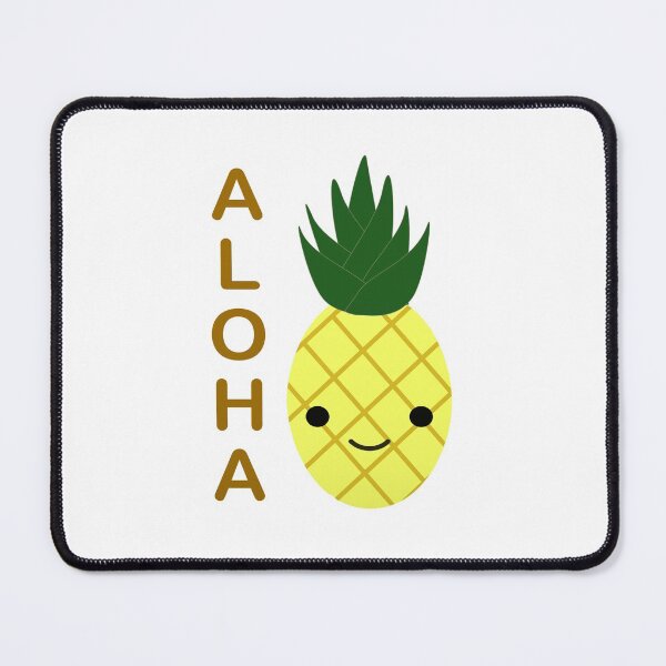 Item preview, Aloha Cute Kawaii Pineapple designed and sold by Hedgie Designs.