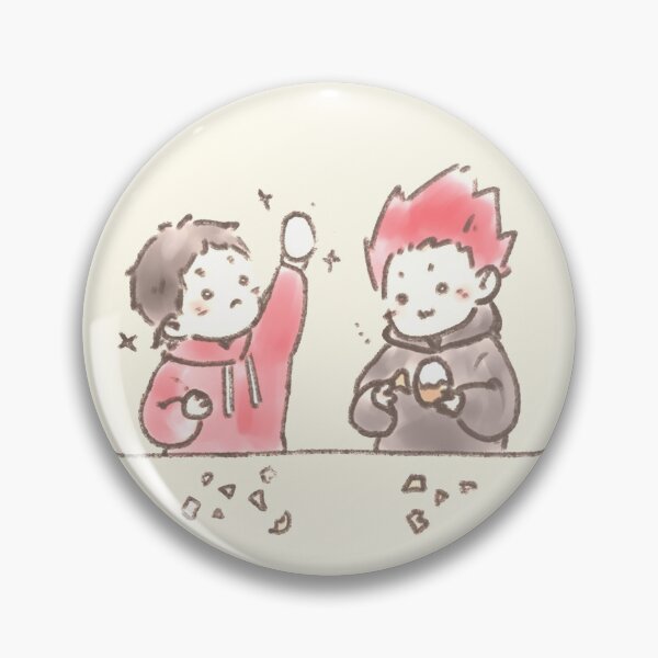 Item preview, Smol Fukunaga Tendou Peeling Eggs designed and sold by breakingpenguin.