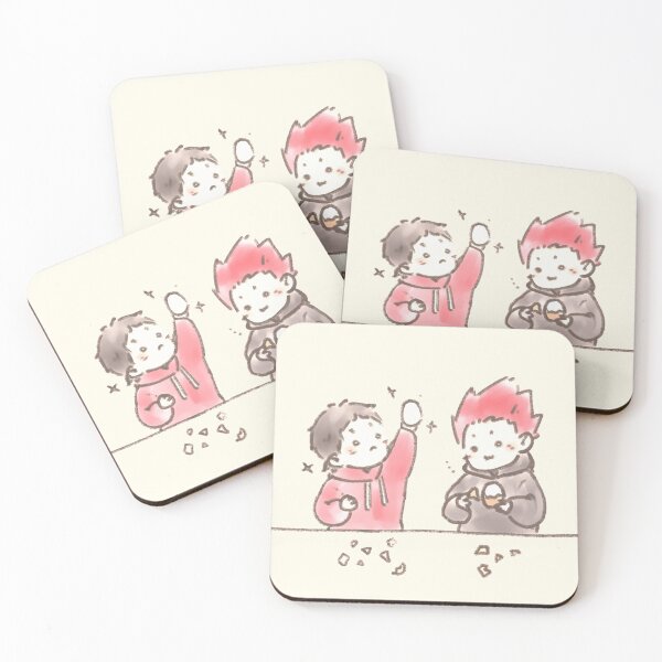 Item preview, Smol Fukunaga Tendou Peeling Eggs designed and sold by breakingpenguin.