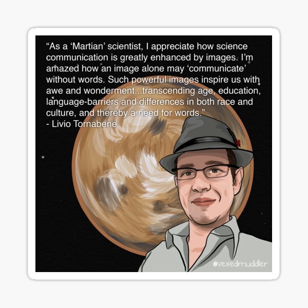 #SciComm100: Livio Tornabene Sticker