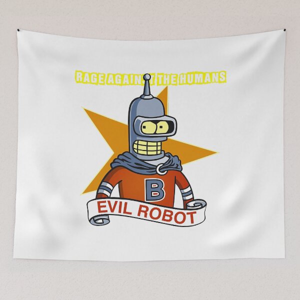 Item preview, Against the humans robot  designed and sold by GregorOlson.