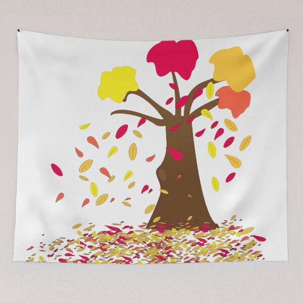 Item preview, Autumn is coming, falling leaves, without background  designed and sold by BayanDU.