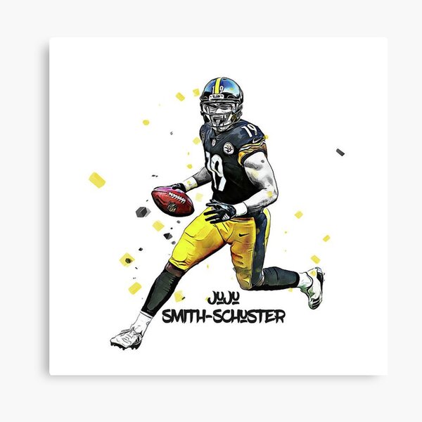 JuJu Smith-Schuster Black & White Canvas Art – My Idea Sports Canvas