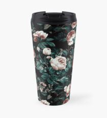 Roses Green Travel Mug