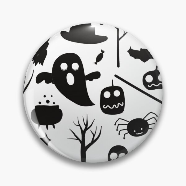 Item preview, Spooky Halloween Pattern | Black designed and sold by mareabello.
