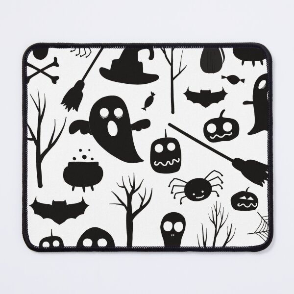 Item preview, Spooky Halloween Pattern | Black designed and sold by mareabello.