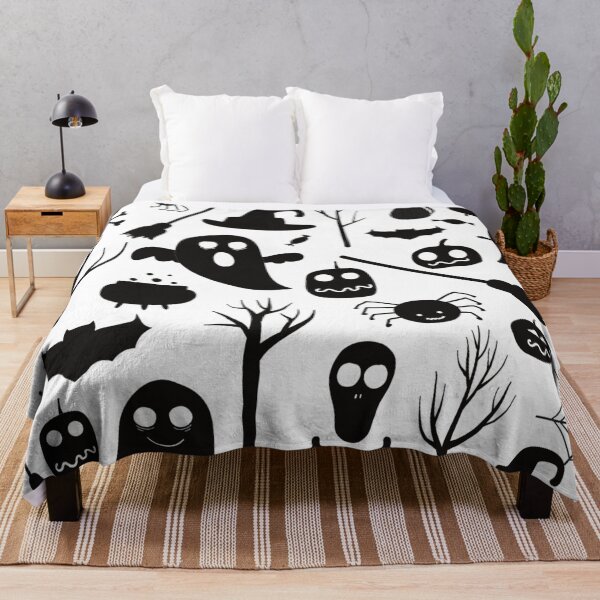 Item preview, Spooky Halloween Pattern | Black designed and sold by mareabello.