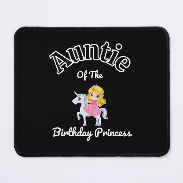Item preview, Auntie of the birthday princess unicorn , birthday party designed and sold by Alan-NY.