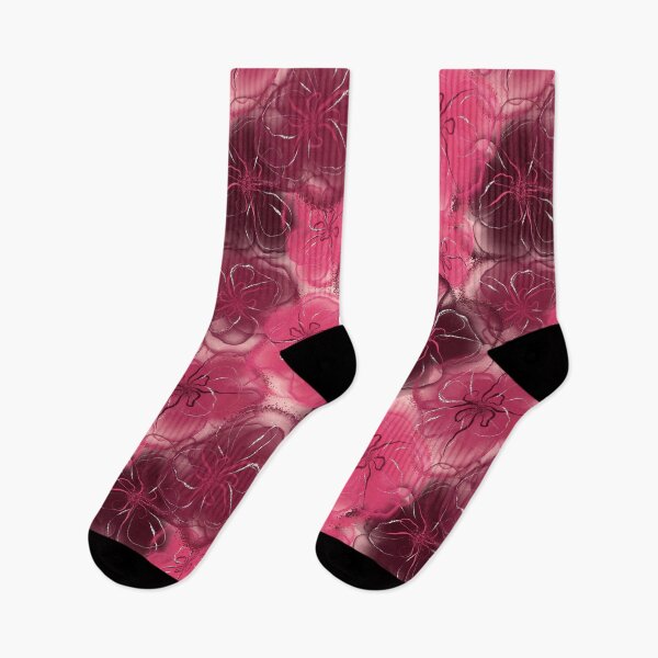 Item preview, Abstract fluid red flowers  designed and sold by Mashusha-art.