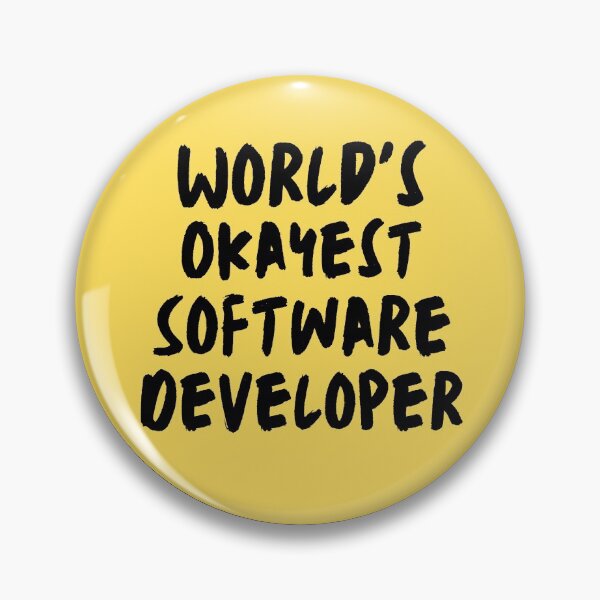 Item preview, Worlds Okayest Software Developer |Coding/Coder software engineer programmer geek coder STEM gift  designed and sold by brinikki.