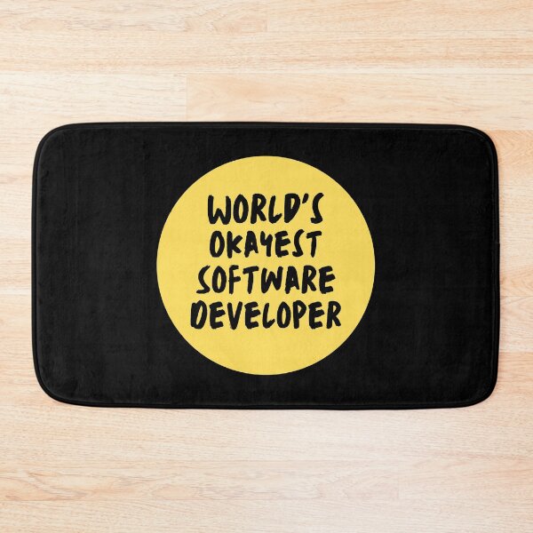 Item preview, Worlds Okayest Software Developer |Coding/Coder software engineer programmer geek coder STEM gift  designed and sold by brinikki.