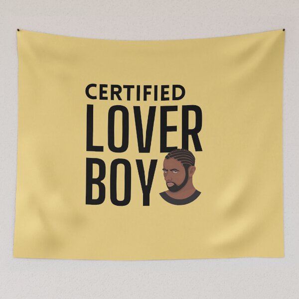 Item preview, Black Men Certified Lover Boy Quote designed and sold by thesandrafadzai.