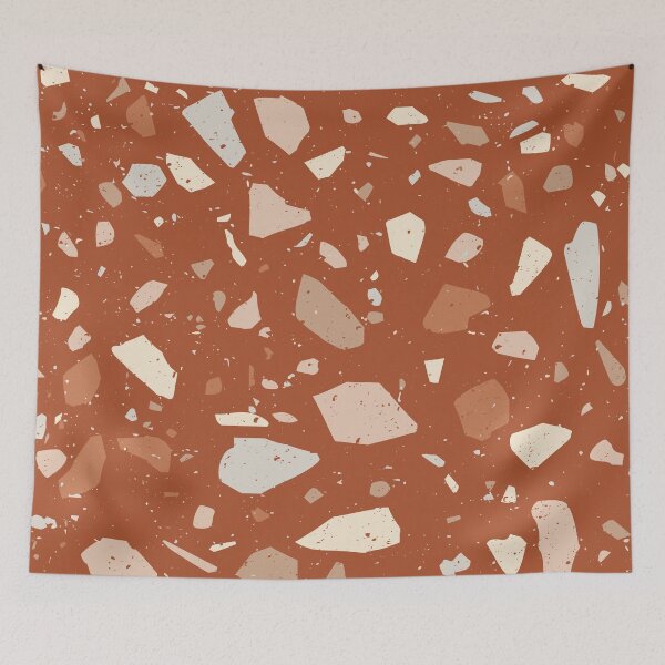 Item preview, Terrazzo Stone Pattern (Earth Tone Tan) designed and sold by NeptuneDesigns.