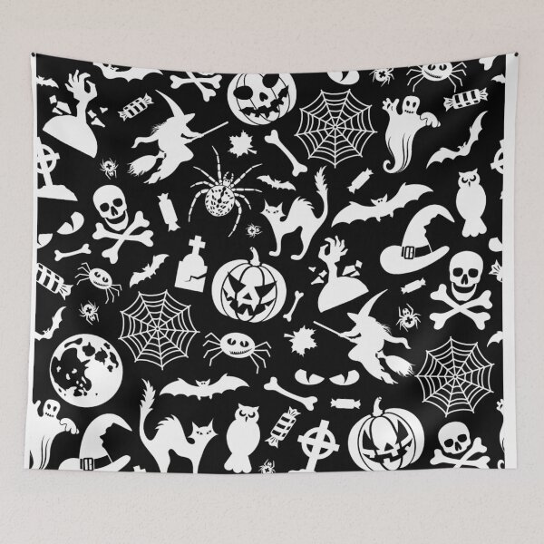 Item preview, Spooky Halloween Pattern designed and sold by mareabello.