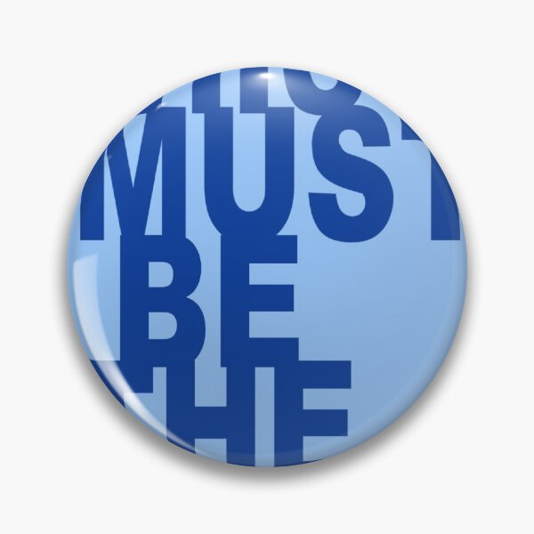 Item preview, MUST BE THE PLACE - blue designed and sold by Julia Santos.