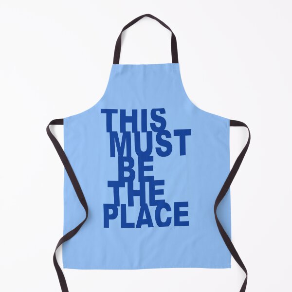 Item preview, MUST BE THE PLACE - blue designed and sold by Julia Santos.