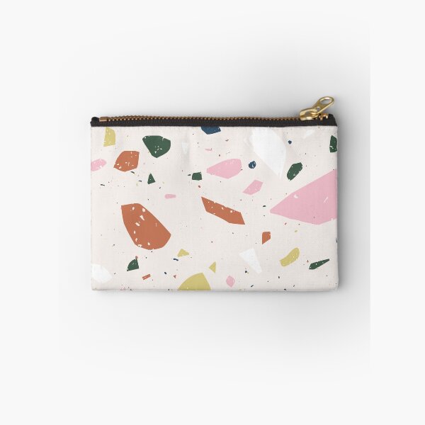 Item preview, Terrazzo Stone Pattern (Pink + Navy + Tan) designed and sold by NeptuneDesigns.